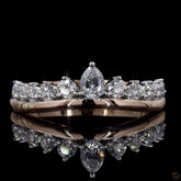 Zenith Pear Ring